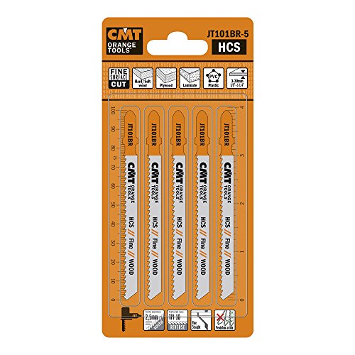 CMT ORANGE TOOLS JT101BR-5-5 HCS-STICHSÄGEBLÄTTER FÜR EBENES UND FEINES HOLZ 100X2,5X10TPI von CMT ORANGE TOOLS