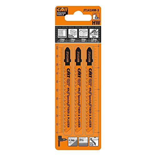 CMT ORANGE TOOLS JT141HM-3-3 BIM-STICHSÄGEBLÄTTER HM 100X5-20X6TPI von CMT ORANGE TOOLS