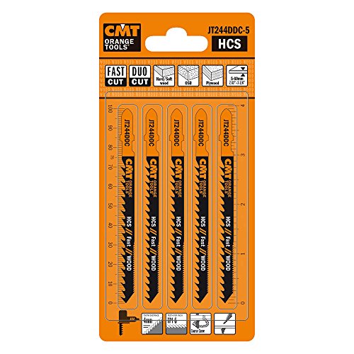 CMT ORANGE TOOLS JT244DDC-5-5 STICHSÄGEBLÄTTER ''DUO''HCS 100X4-5.2X6TPI von CMT ORANGE TOOLS