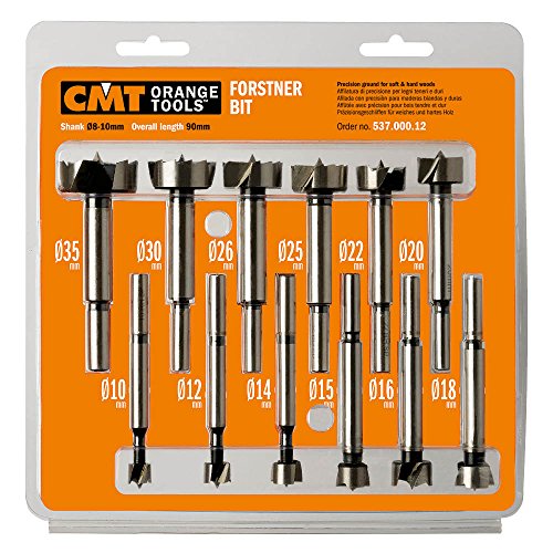 12-teiliges Forstnerbohrerset mit Zylinderschaft von CMT