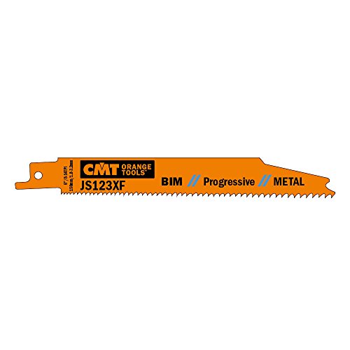 CMT ORANGE TOOLS JS123XF-5-5 BIMETALLISCHE SÄBELSÄGEBLÄTTER FÜR METALLE 150X1,8-3,2X8-14TPI von CMT