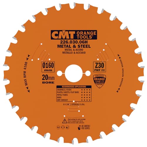 CMT ORANGE TOOLS 226.048.09M - KREISSÄGEBLATT FÜR TROCKENE SCHNITTE 235X2,2X30 Z=48 FWF von CMT