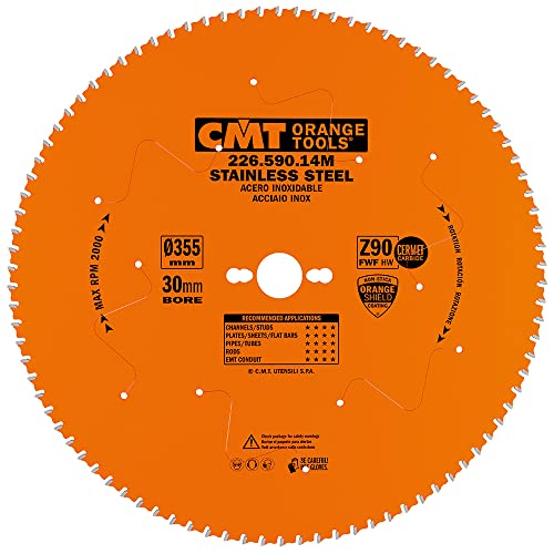 CMT ORANGE TOOLS 226.590.14M - HM-KREISSÄGEBLATT FÜR EDELSTAHL HW 355X2,2/1,8X30 Z90 FWF von CMT