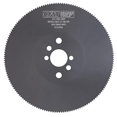 CMT ORANGE TOOLS 227.200.160P - KREISSÄGEBLÄTTER ZU SCHNEIDEN METALLEN UND STÄHLEN HSS VAPO 200X1.8X32 Z160 BW-T4 CMT ORANGE TOOLS 227.200.160P - KREISSÄGEBLÄTTER ZU SCHNEIDEN METALLEN UND STÄHLEN HSS VAPO 200X1.8X32 Z160 BW-T4 von CMT