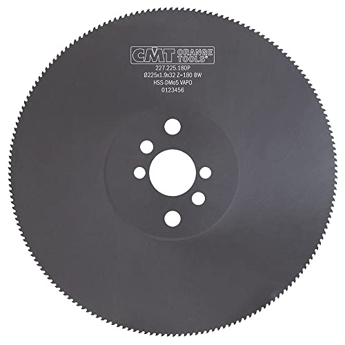 CMT ORANGE TOOLS 227.225.180P - KREISSÄGEBLÄTTER ZU SCHNEIDEN METALLEN UND STÄHLEN HSS VAPO 225X1.9X32 Z180 BW-T4 CMT ORANGE TOOLS 227.225.180P - KREISSÄGEBLÄTTER ZU SCHNEIDEN METALLEN UND STÄHLEN HSS VAPO 225X1.9X32 Z180 BW-T4 von CMT