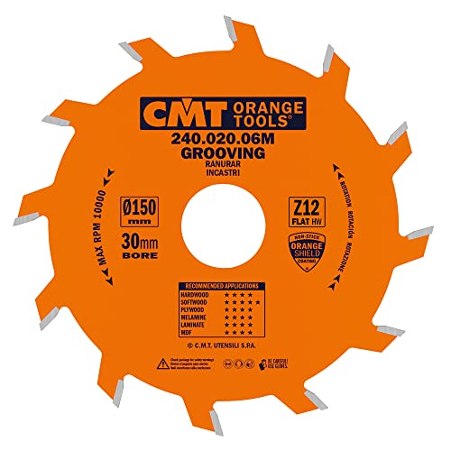 CMT ORANGE TOOLS 240.020.06M - NUTKREISSÄGEBLATT 150X2X30 Z=12 FLACHZAHN von CMT