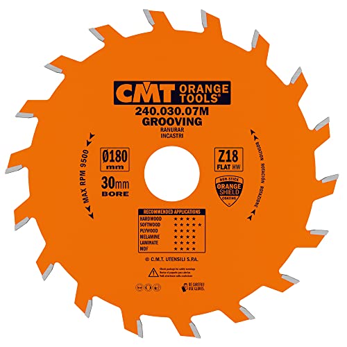 CMT ORANGE TOOLS 240.030.07M - NUTKREISSÄGEBLATT 180X3X30 Z=18 FLACHZAHN von CMT