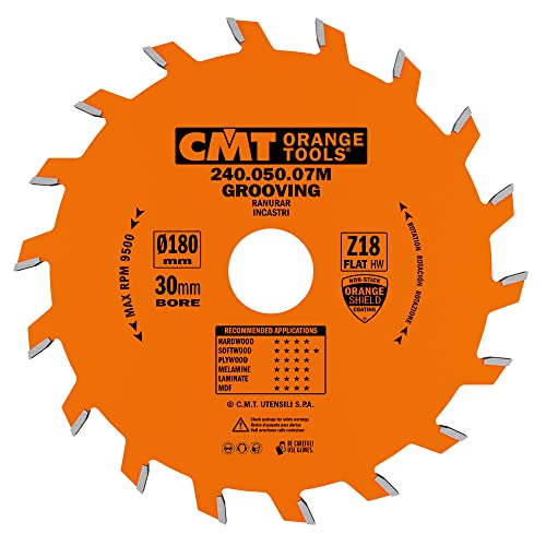 CMT ORANGE TOOLS 240.050.07M - NUTKREISSÄGEBLATT 180X5X30 Z=18 FLACHZAHN von CMT