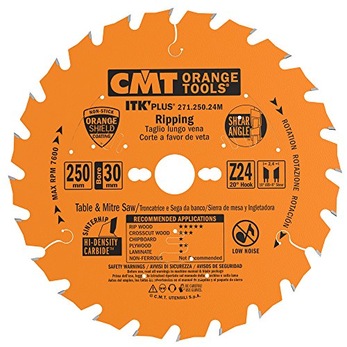 CMT ORANGE TOOLS 271.250.24M - KREISSÄGEBLATT (ULTRA ITK) 250X2.4/1.6X30 Z=24 von CMT