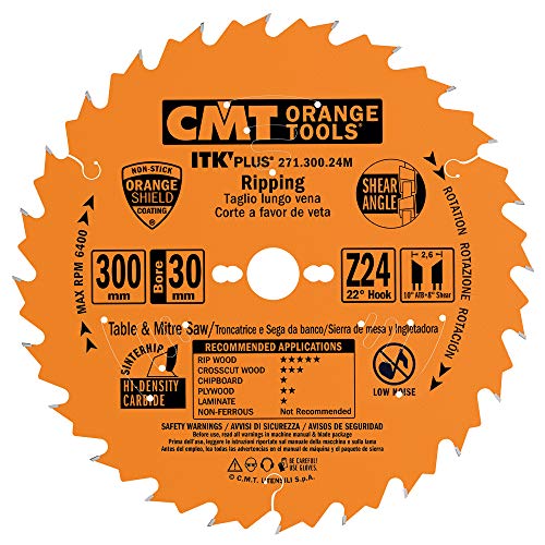 CMT ORANGE TOOLS 271.300.24M - ITK PLUS KREISSÄGEBLATT HM 300X2.6X30 Z24 ATB+S von CMT