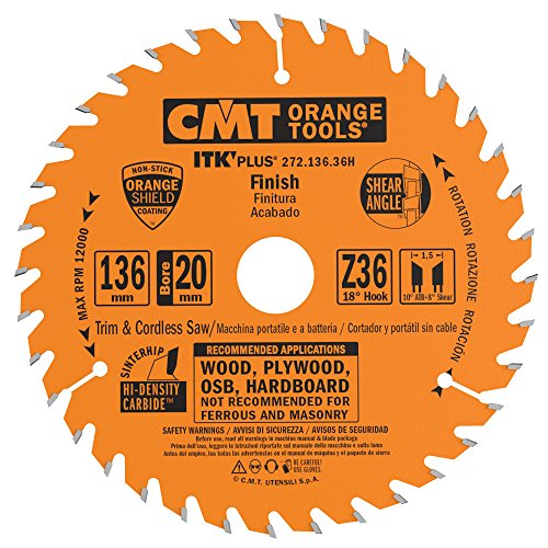 CMT ORANGE TOOLS 272.136.36H - KREISSÄGEBLATT (ULTRA ITK) 136X1.3X20 Z=36 von CMT