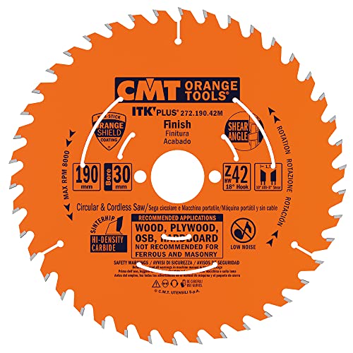 CMT ORANGE TOOLS 272.190.42M - KREISSÄGEBLATT (ULTRA ITK) 190X1.3X30 Z=42 von CMT