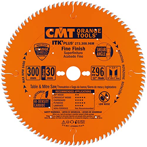 CMT ORANGE TOOLS 273.300.96M - KREISSÄGEBLATT (ULTRA ITK) 300X2.6X30 Z=96 von CMT