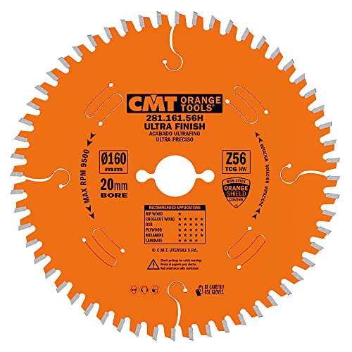 CMT ORANGE TOOLS 281.161.56H - KREISSÄGEBLATT HW 160X2.2/1.6X20 Z56 TCG -3°NEG von CMT