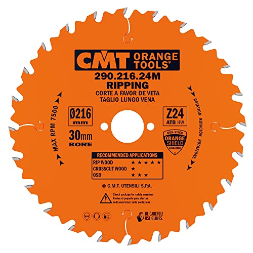 CMT ORANGE TOOLS 290.216.24M - SAGEBLATT FUR HANDMASCH. 216X2.8X30 Z24 15ATB -5°NEG von CMT