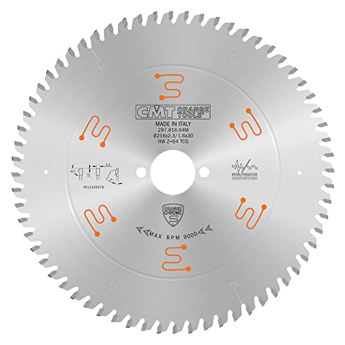 CMT ORANGE TOOLS 297.816.64M - KREISSÄGEBLÄTTER NO FERR-PLAST HW 216X2.3/1.6X30 Z64 TCG CMT ORANGE TOOLS 297.816.64M - KREISSÄGEBLÄTTER NO FERR-PLAST HW 216X2.3/1.6X30 Z64 TCG von CMT