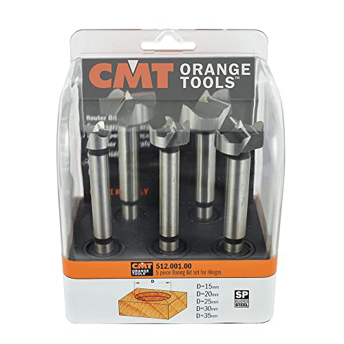 CMT ORANGE TOOLS 512.001.00 - ASTLOCHBOHRERSATZE -5 STCK- SP S=10 D=15/20/25/30/35 L=90 RE von CMT