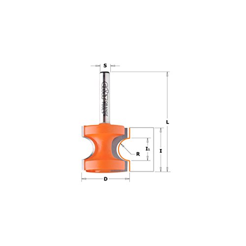 CMT ORANGE TOOLS 954.503.11 - HALBSTAB-FRÄSER HM D=25.4 S12 R=4.8 von CMT