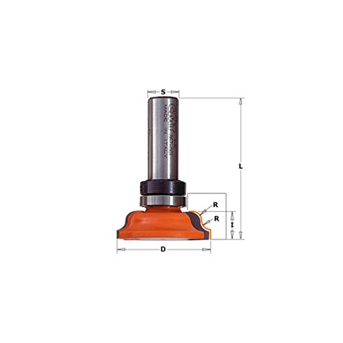 CMT ORANGE TOOLS 967.503.11B - HARTMETALL-PROFILFRÄSER MIT KUGELLAGER S=12 D=60,45 R=6,3 von CMT