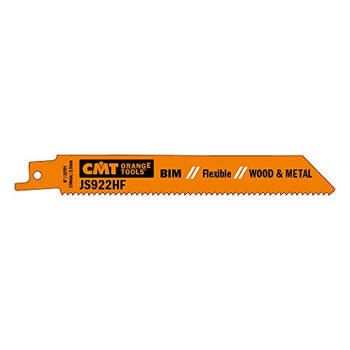 CMT ORANGE TOOLS JS922HF-5-5 BIMETALLISCHE SÄBELSÄGEBLÄTTER FÜR HOLZ/METALLE 150X2,5X10TPI von CMT