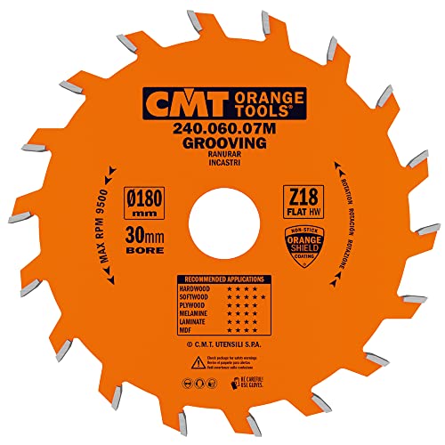 CMT ORANGE TOOLS 240.060.07M - NUTKREISSÄGEBLATT 180X6X30 Z=18 FLACHZAHN von CMT