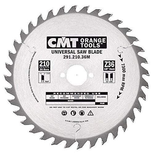 CMT Orange Tools 291.235.36L - Universell-Handkreissäge - Querschnitt 235X2.8X25 Z=36 Wechselzahn CMT Orange Tools 291.235.36L - Universell-Handkreissäge - Querschnitt 235X2.8X25 Z=36 Wechselzahn von CMT
