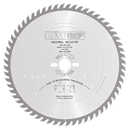 CMT Orange Tools Kreissägeblatt HW 300 x 3,2 / 2,2 x 30 Z=60 10° ATB - 285.060.12M - für Querschnitte CMT Orange Tools Kreissägeblatt HW 300 x 3,2 / 2,2 x 30 Z=60 10° ATB - 285.060.12M - für Querschnitte von CMT