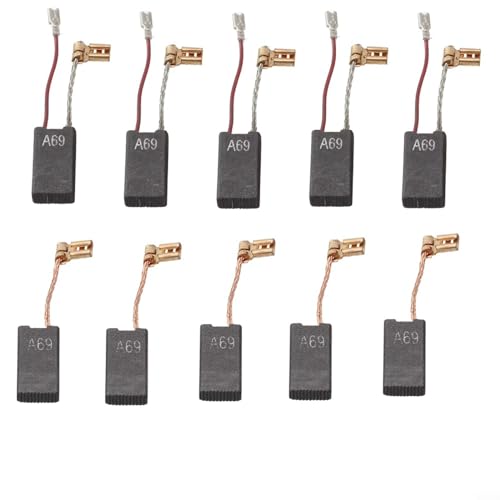 CNANRNANC 10PCS Carbon Motorbürsten Kohlebürsten Kohlestifte Elektromotor Carbonbürsten Carbonbürsten zur Motorreinigung für Bosch GBH5-40DCE GSH5-CE GSH5E GBH5-40DE Bohrer von CNANRNANC