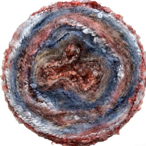 Mohair-Garn mit Farbverlauf im Space-Dyed-Stil, perfekter Faden für atemberaubende Strickartikel wie Pullover und Schals (Typ B) von CNANRNANC