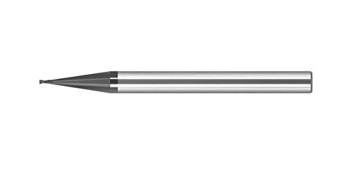 CNC QUALITÄT VHM- Schaftfräser Ø 0,8 mm - Micro Hartmetall Fräser - TiSiN Beschichtung von CNC QUALITÄT