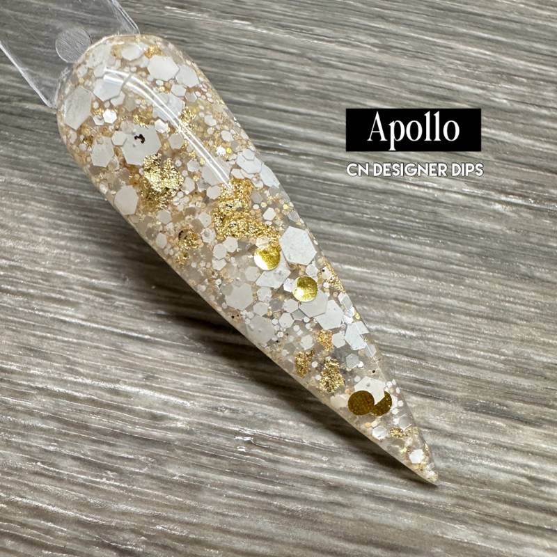 Apollo - Dip Powder , Dippuder Für Nägel, Nail Dip, Dippulver, Dipnagelpulver, Glitter Acryl, Nagel Dippen von CNDesignerDips