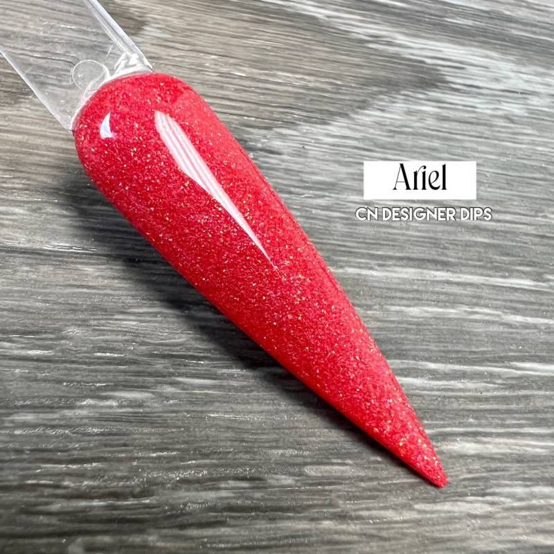 Ariel - Dip-Pulver, Dip-Pulver Für Nägel, Nagel-Pulver, Nagel-Dip, Dip-Nagel, Dip-Nagelpulver, Acrylfarben, Nagel, Schimmer von CNDesignerDips