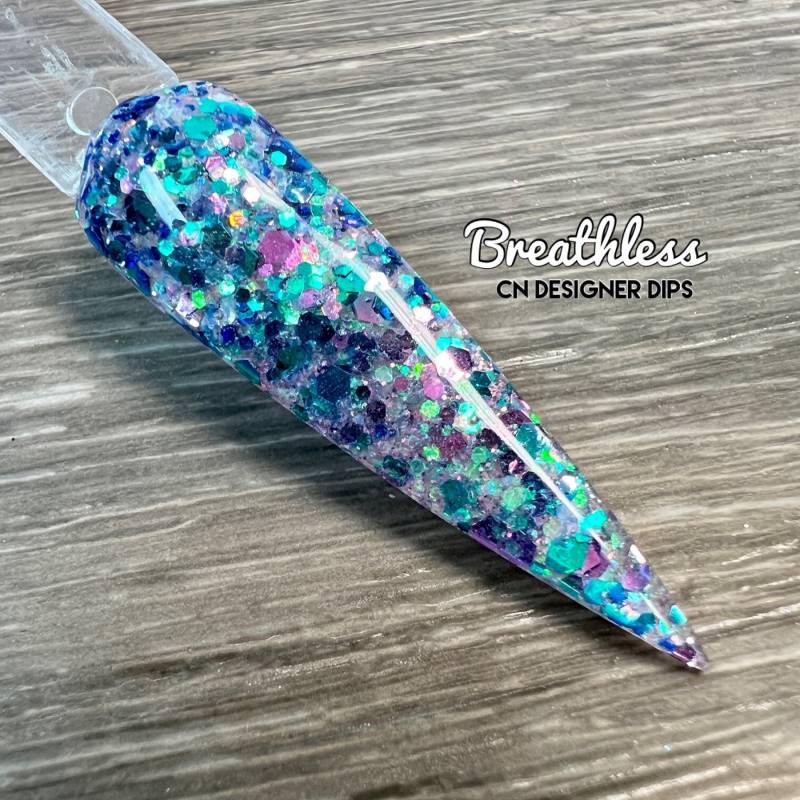 Breathless - Dip Powder, Dip-Puder Für Nägel, Nagel-Dip, Dip-Puder, Dip-Nagelpulver, Glitter-Dip-Puder, Acryl, Acryl von CNDesignerDips