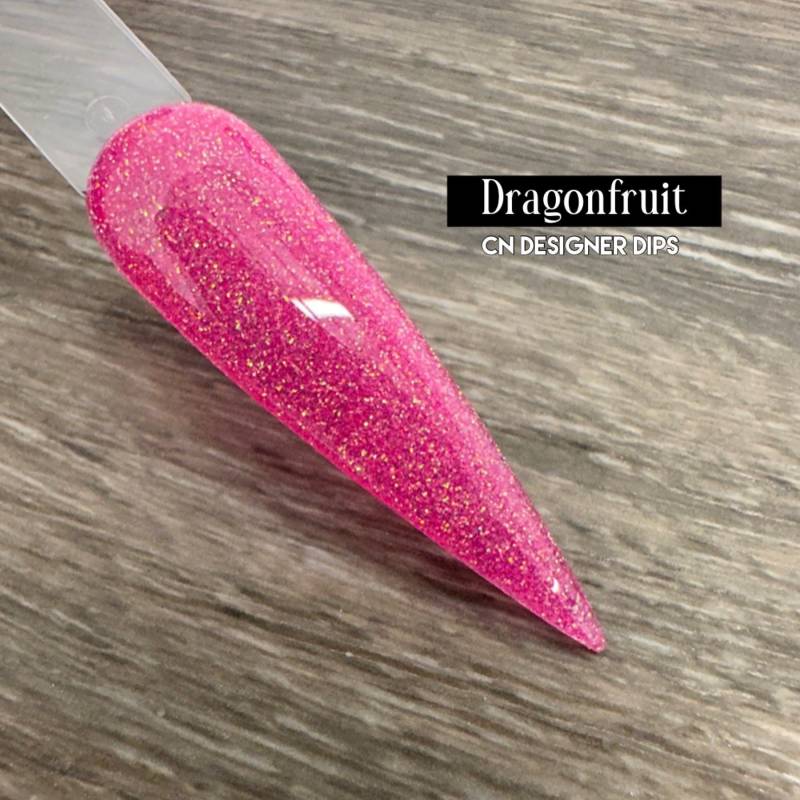 Drachenfrucht - Dip-Pulver, Dip-Pulver Für Nägel, Glitter - Nagel-Dip, Dip-Nagel, Dip-Nagelpulver, Acryl, Nagel von CNDesignerDips