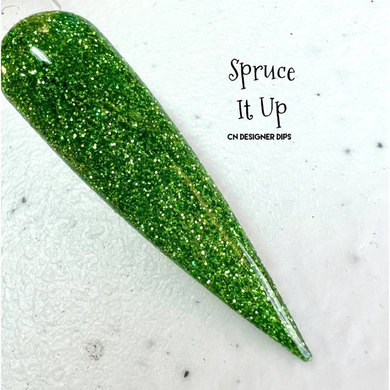 Spruce It Up - Tauchpulver, Tauchpulver Für Nägel, Acryl, Acrylpulver, Acrylfarben, Nailart, Weihnachten, Weihnachtsnägel von CNDesignerDips