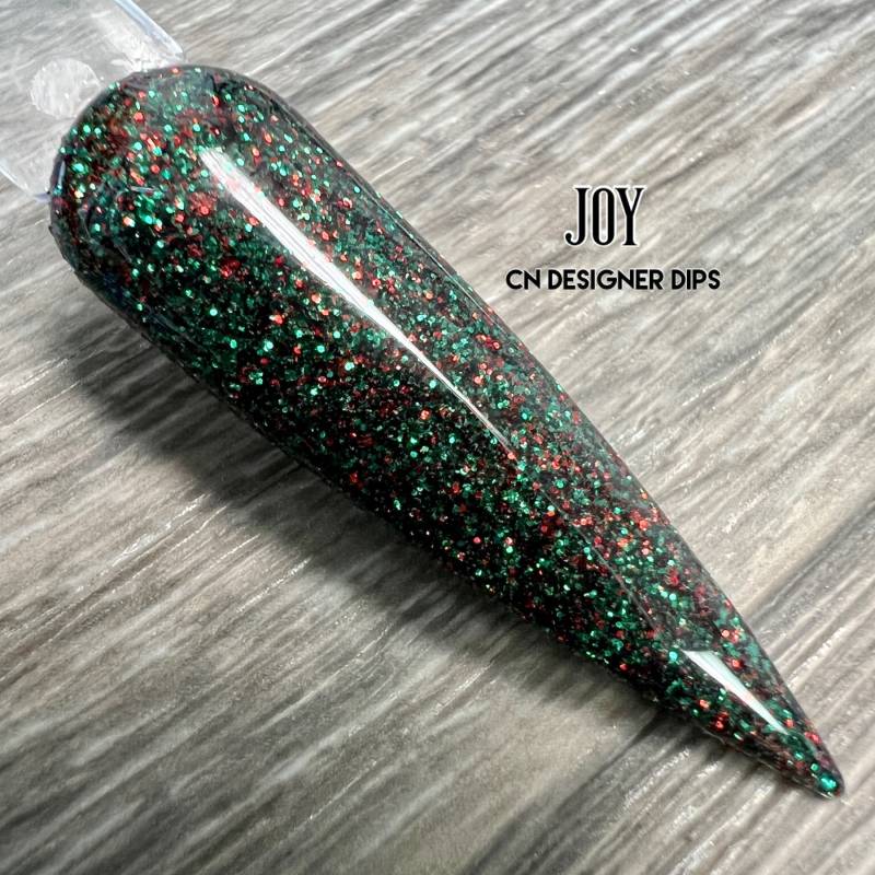 Joy - Tauchpulver, Tauchpulver Für Nägel, Acryl, Acrylpuder, Acrylfarben, Nagel, Weihnachten, Kwanzaa, Urlaub, Nailart von CNDesignerDips