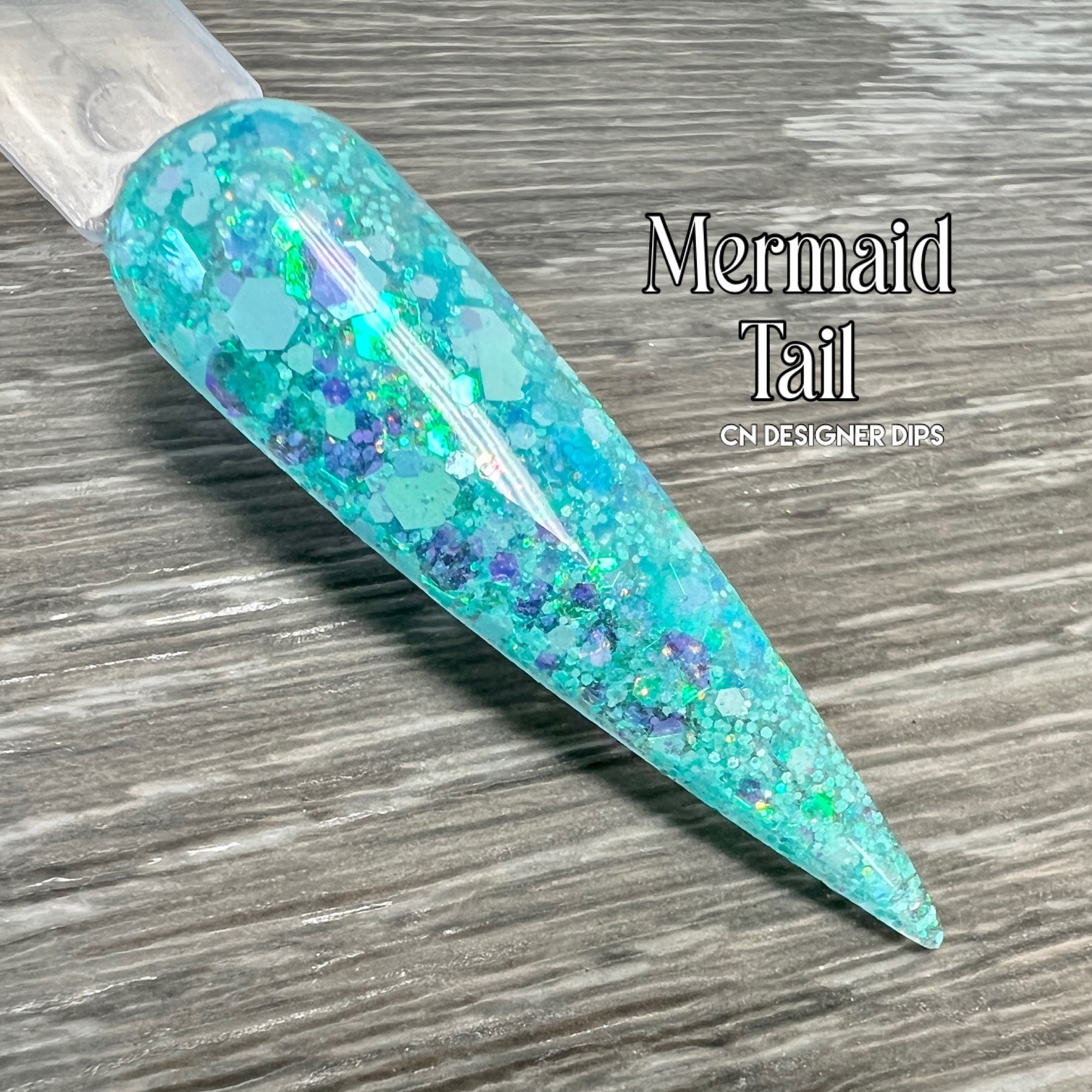 Mermaid Tail - Tauchpulver, Tauchpulver Für Nägel, Nagel-Tauchpulver, Nagel-Dip, Dip-Nagel, Dip-Pulver, Dip-Nagelpulver, Acrylpulver von CNDesignerDips