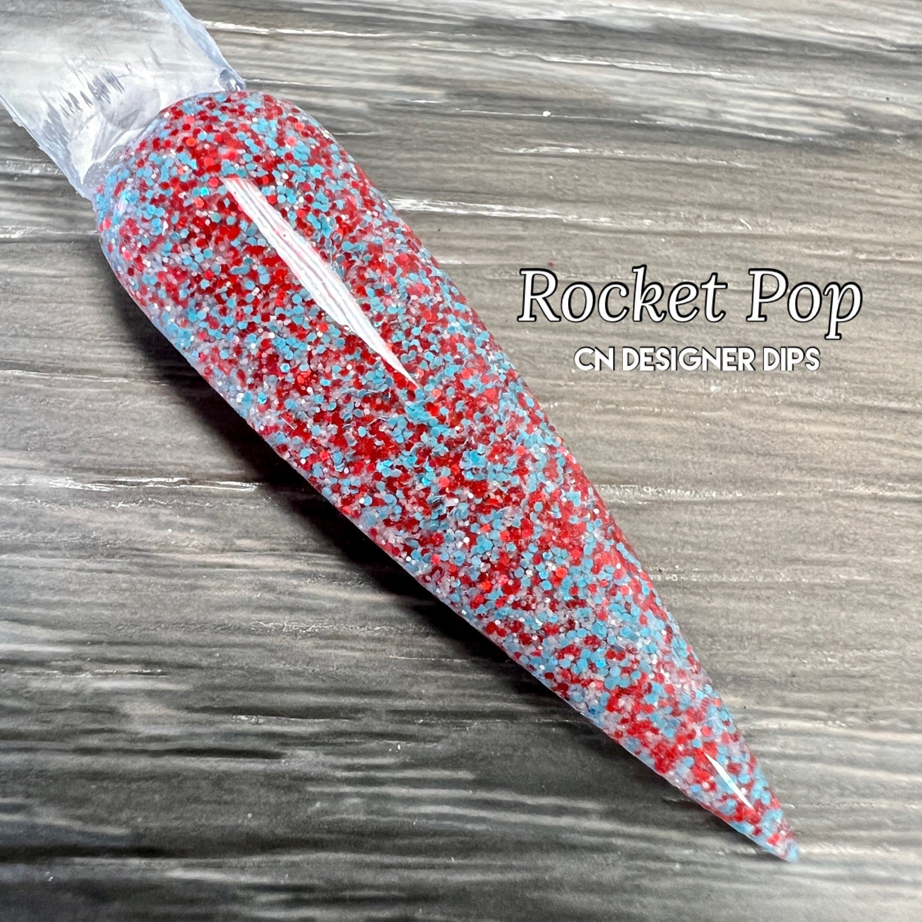 Rocket Pop - Dip-Pulver, Nagel-Pulver, Glitter-Pulver, Dip-Pulver Für Nägel, Nagel-Dip, Dip-Nagelpulver, Dip-Puder, Nägel von CNDesignerDips