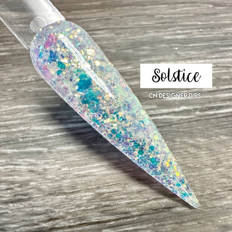 Sonnenwende - Dip-Pulver, Dip-Pulver Für Nägel, Nagel-Dip, Dip-Puder, Dip-Nagelpulver, Glitter-Dip-Pulver, Acryl, Acryl von CNDesignerDips