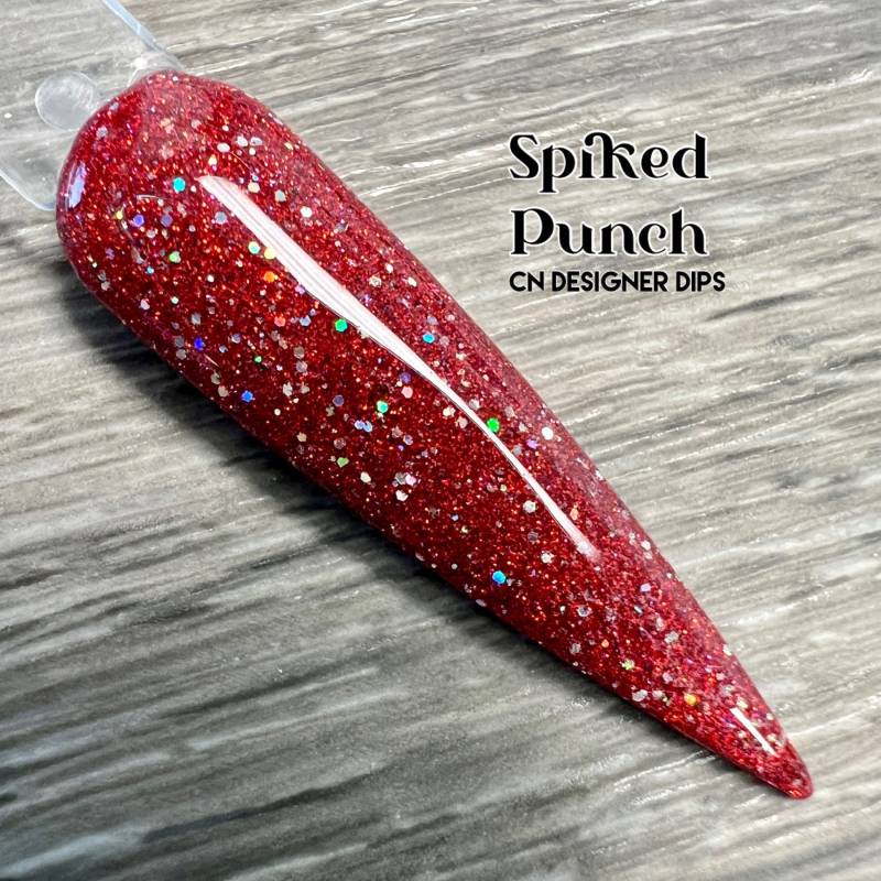 Spiked Punch - Dip-Pulver, Dip-Pulver Für Nägel, Nagel-Dip, Dip-Puder, Dip-Nagelpulver, Glitter-Dip-Pulver, Acryl, Acrylpuder von CNDesignerDips