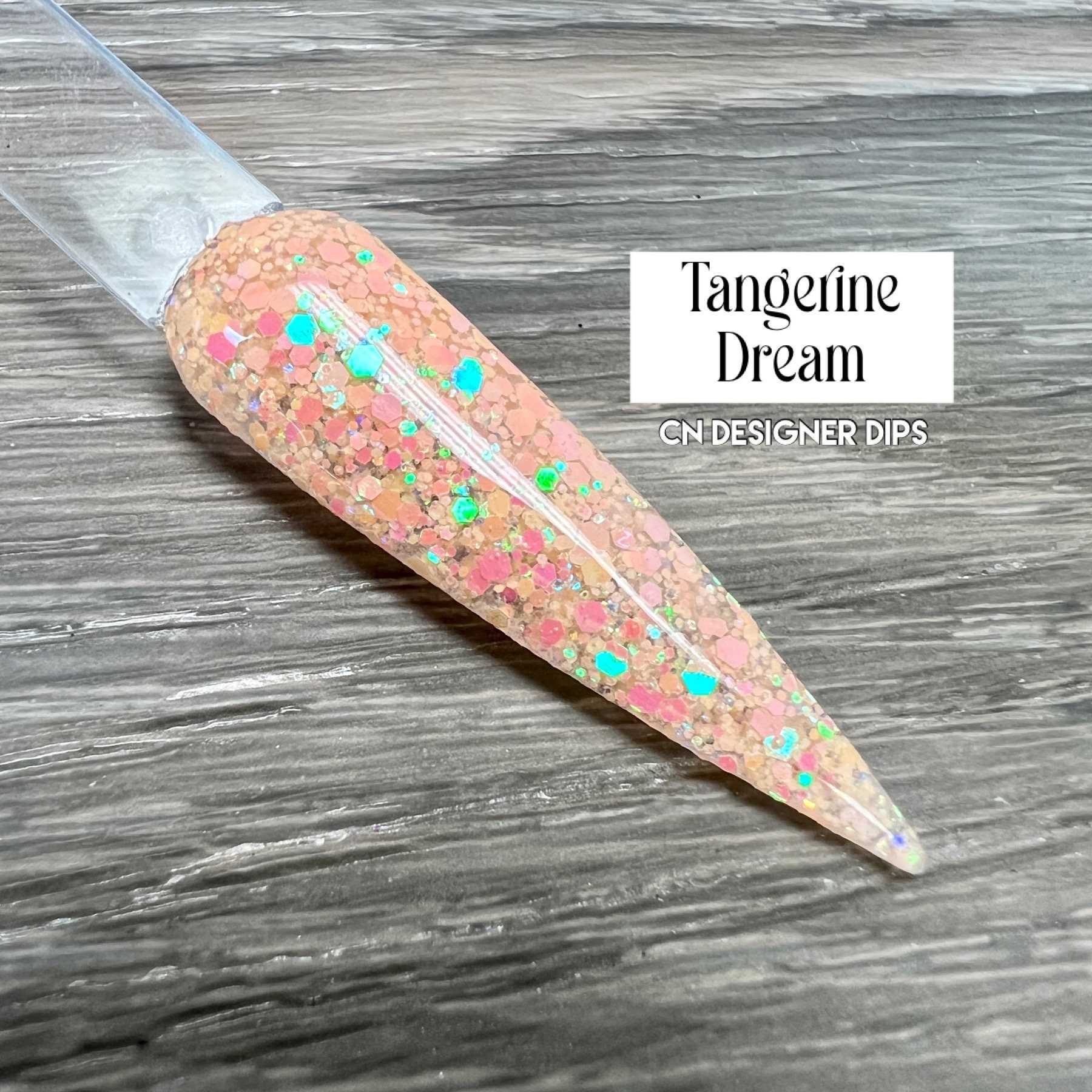 Tangerine Dream - Dip Pulver, Pulver Für Nägel, Nagel Dip, Dips, Acryl, Nagel, Acryl von CNDesignerDips