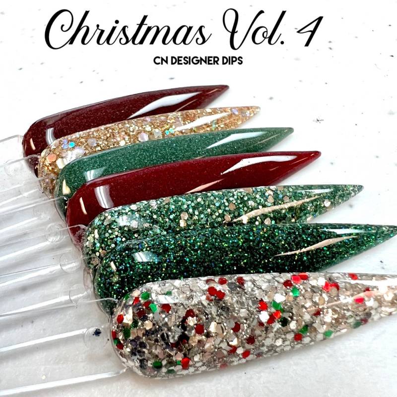 Weihnachts Vol. 4 - Dippulver, Dippulver Für Nägel, Nagel Dip, Dip Nailpulver, Acrylpulver, Acryl, Weihnachten von CNDesignerDips