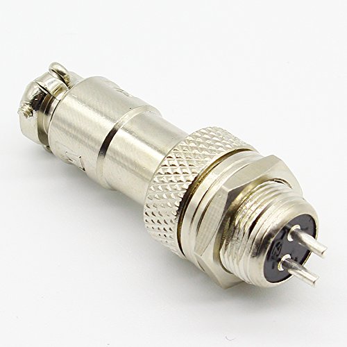 1pcs GX12 2 Pin Male & Female 12mm Wire Panel Connector L88 GX12 Circular Connector Socket von CNTUSRXT