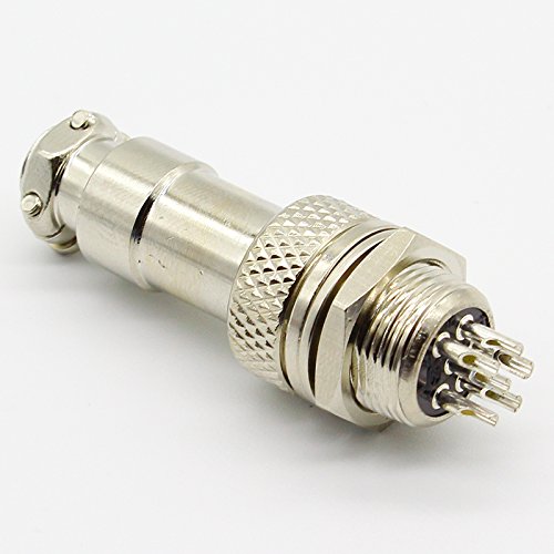 1pcs GX12 6 Pin Male & Female 12mm Wire Panel Connector L92 GX12 Circular Connector Socket von CNTUSRXT