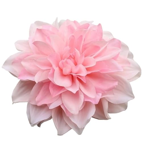 CNYUON Boutonniere 5 Stück 15 cm großer künstlicher Seiden-Corsage-Kopfschmuck, Chrysanthemen-Blumen, handgefertigt, Heimdekoration, Kopfschmuck Für Hochzeit Blazer(Pink) von CNYUON