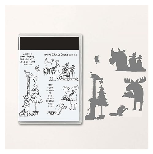 Stempel und Stanzformen für die Kartenherstellung, neue Metallstanzteile, Kartenherstellungszubehör, DIY-Scrapbooking-Fotoalbum, Stempel, Kartenherstellung, dekorative transparente Stempel (Color : S von COCZOO