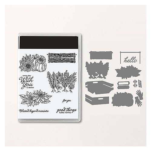 Stempel und Stanzformen für die Kartenherstellung, neue Metallstanzteile, Kartenherstellungszubehör, DIY-Scrapbooking-Fotoalbum, Stempel, Kartenherstellung, dekorative transparente Stempel (Color : S von COCZOO