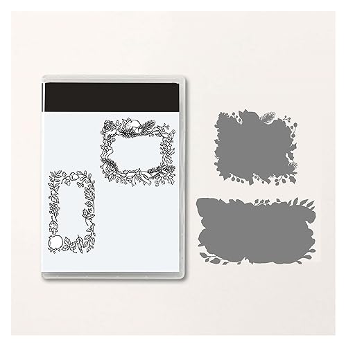 Stempel und Stanzformen für die Kartenherstellung, neue Metallstanzteile, Kartenherstellungszubehör, DIY-Scrapbooking-Fotoalbum, Stempel, Kartenherstellung, dekorative transparente Stempel (Color : S von COCZOO