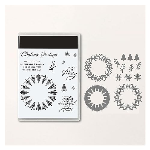 Stempel und Stanzformen für die Kartenherstellung, neue Metallstanzteile, Kartenherstellungszubehör, DIY-Scrapbooking-Fotoalbum, Stempel, Kartenherstellung, dekorative transparente Stempel (Color : S von COCZOO