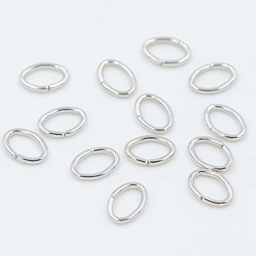 CODAO 300 stücke 500 stücke 4 5 7mm Oval Biegeringe Spaltringe Stecker Für DIY Schmuck Finden Offene Metallringe von CODAO